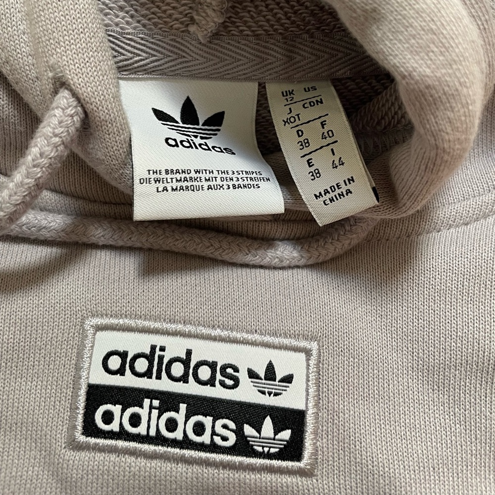 Cropped adidas hoodie